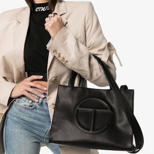 Telfar Medium Shopping Bag Black